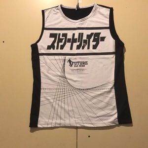White/Black Tank top